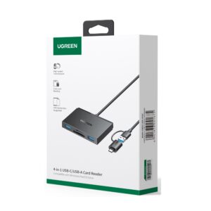 Card Reader USB-C/USB UGREEN CM812 45167 SD/TF Γκρί | eLabstore.gr Card Reader USB-C/USB UGREEN CM812 45167 SD/TF Γκρί | Περιφερειακά | elabstore.gr