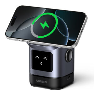 Φορτιστής Σπιτιού 15W Qi2 UGREEN W709 45775 με Ασύρματη Φόρτιση Magnetic Γκρι | Φόρτιση | elabstore.gr