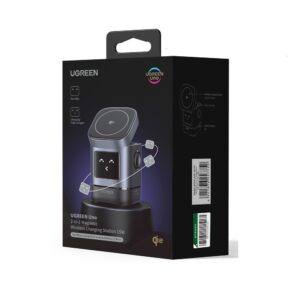 Φορτιστής Σπιτιού 15W Qi2 UGREEN W709 45775 με Ασύρματη Φόρτιση Magnetic Γκρι | Φόρτιση | elabstore.gr