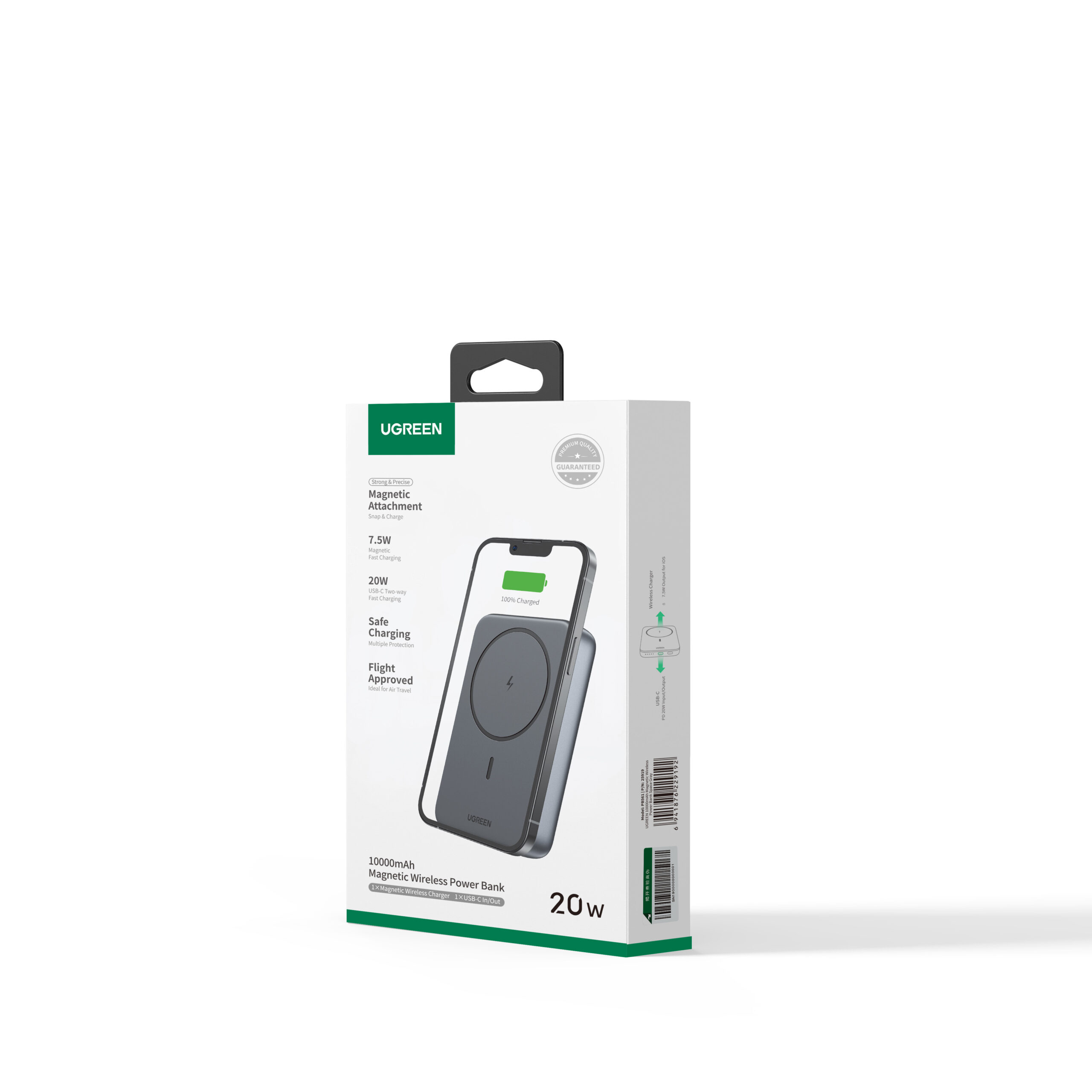 Power Bank 10000mAh PD 20W UGREEN PB561 25919, με Ασύρματη Φόρτιση Magnetic, 1 Θέσης Μαύρο | eLabstore.gr Power Bank 10000mAh PD 20W UGREEN PB561 25919, με Ασύρματη Φόρτιση Magnetic, 1 Θέσης Μαύρο | Φόρτιση | elabstore.gr
