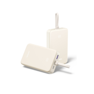 Power Bank 20000mAh PD 20W UGREEN PB505 35340 2 Θέσεων, με καλώδιο USB-C 60W Γκρι Λευκό | Φόρτιση | elabstore.gr