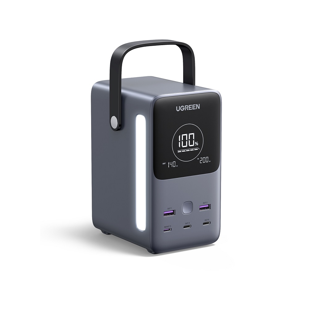 Power Bank 48000mAh PD 300W UGREEN PB770 25286, 5 Θέσεων Γκρι | eLabstore.gr Power Bank 48000mAh PD 300W UGREEN PB770 25286, 5 Θέσεων Γκρι | Φόρτιση | elabstore.gr