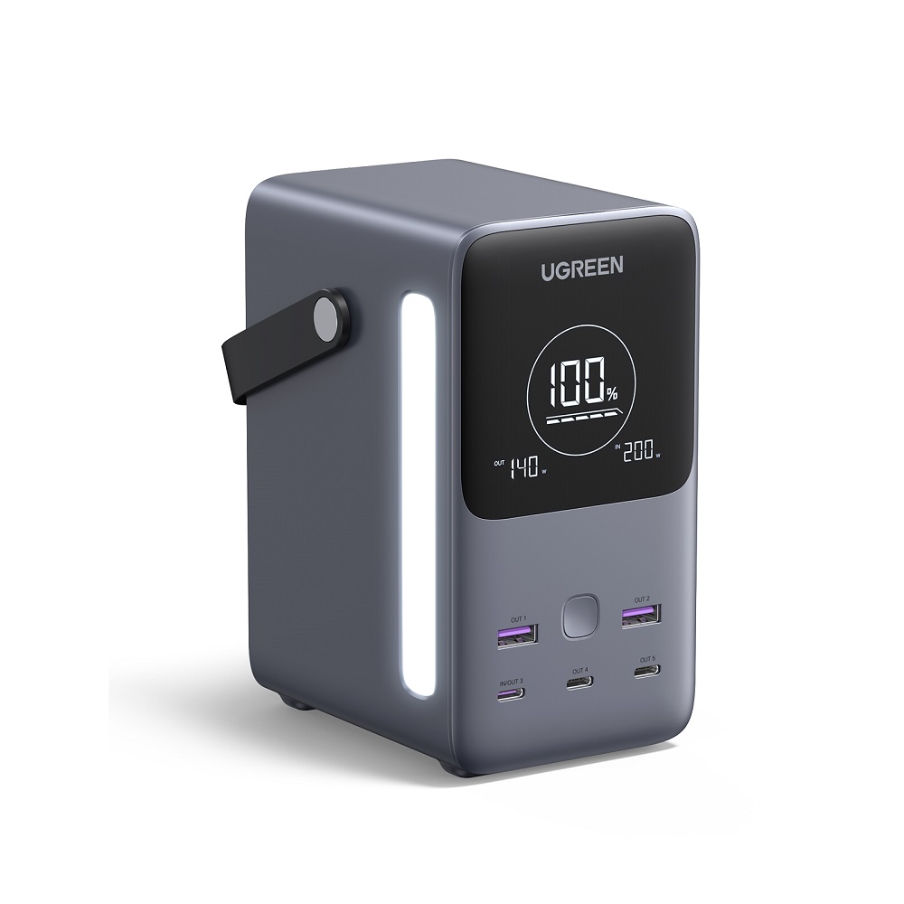 Power Bank 48000mAh PD 300W UGREEN PB770 25286, 5 Θέσεων Γκρι | eLabstore.gr Power Bank 48000mAh PD 300W UGREEN PB770 25286, 5 Θέσεων Γκρι | Φόρτιση | elabstore.gr