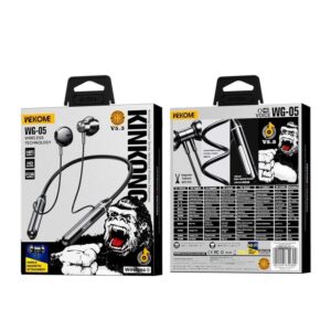 Ακουστικά Neckband BT WK WG-05 Μαυρό | Ήχος | elabstore.gr
