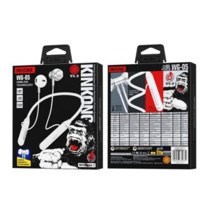 Ακουστικά Neckband BT WK WG-05 Λευκό | Ήχος | elabstore.gr