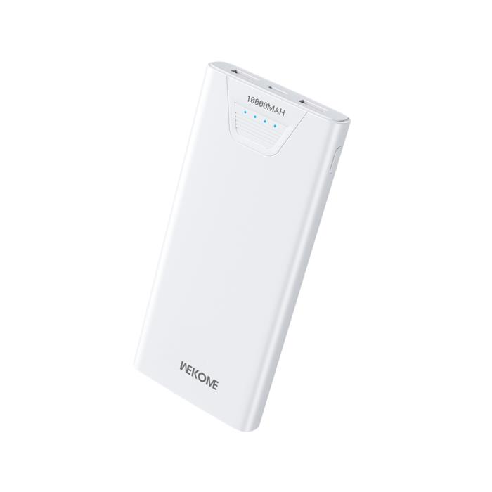 Power Bank 10000mAh 12W WK WP-101 2 Θέσεων Λευκό | eLabstore.gr Power Bank 10000mAh 12W WK WP-101 2 Θέσεων Λευκό | Φόρτιση | elabstore.gr