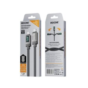 Καλώδιο Φόρτισης WK WDC-40 USB-C σε Lightning PD 27W 1.2m Μαύρο | Καλώδια | elabstore.gr