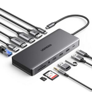 USB-C Docking Station 13 σε 1 UGREEN CM681 15978 | Περιφερειακά | elabstore.gr