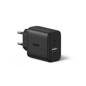 Φορτιστής Σπιτιού PD 20W UGREEN X227 45302 2 Θέσεων Μαύρο | Φόρτιση | elabstore.gr