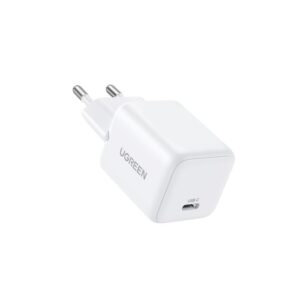 Φορτιστής Σπιτιού GaN PD 20W UGREEN X512 55554 1 Θέσης Λευκό | Φόρτιση | elabstore.gr