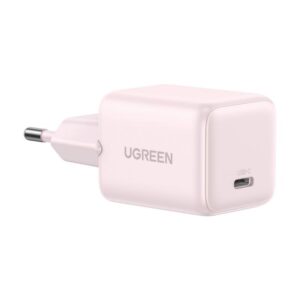 Φορτιστής Σπιτιού GaN PD 20W UGREEN X512 55556 1 Θέσης Ροζ | eLabstore.gr Φορτιστής Σπιτιού GaN PD 20W UGREEN X512 55556 1 Θέσης Ροζ | Φόρτιση | elabstore.gr