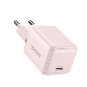 Φορτιστής Σπιτιού GaN PD 20W UGREEN X512 55556 1 Θέσης Ροζ | eLabstore.gr Φορτιστής Σπιτιού GaN PD 20W UGREEN X512 55556 1 Θέσης Ροζ | Φόρτιση | elabstore.gr