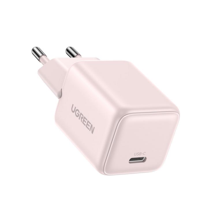Φορτιστής Σπιτιού GaN PD 20W UGREEN X512 55556 1 Θέσης Ροζ | eLabstore.gr Φορτιστής Σπιτιού GaN PD 20W UGREEN X512 55556 1 Θέσης Ροζ | Φόρτιση | elabstore.gr