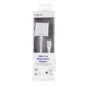 Μετατροπέας USB-C σε DP Logilink UA0246A | Μετατροπείς | elabstore.gr