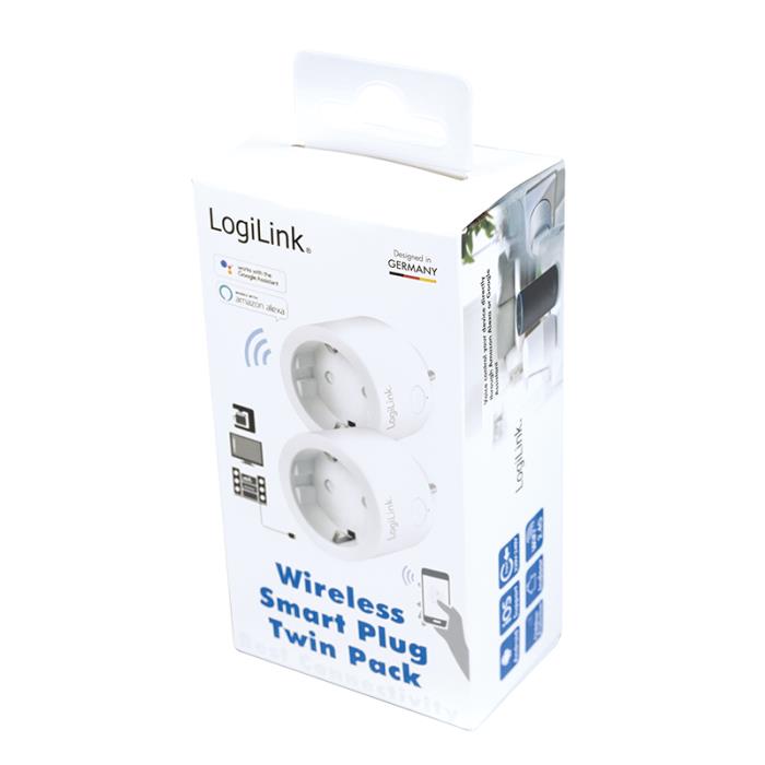 Smart Πρίζα Wi-Fi LogiLink PA0200, 2 τεμ | eLabstore.gr Smart Πρίζα Wi-Fi LogiLink PA0200, 2 τεμ | Τροφοδοσία Ρεύματος | elabstore.gr