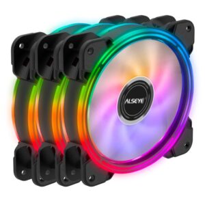 Case Cooler 12cm Alseye HALO 4.0 RGB-Fan x3 kit | Αναβάθμιση | elabstore.gr