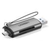 Card Reader USB-C/USB UGREEN CM185 50706 SD/TF Γκρί | eLabstore.gr Card Reader USB-C/USB UGREEN CM185 50706 SD/TF Γκρί | Περιφερειακά | elabstore.gr