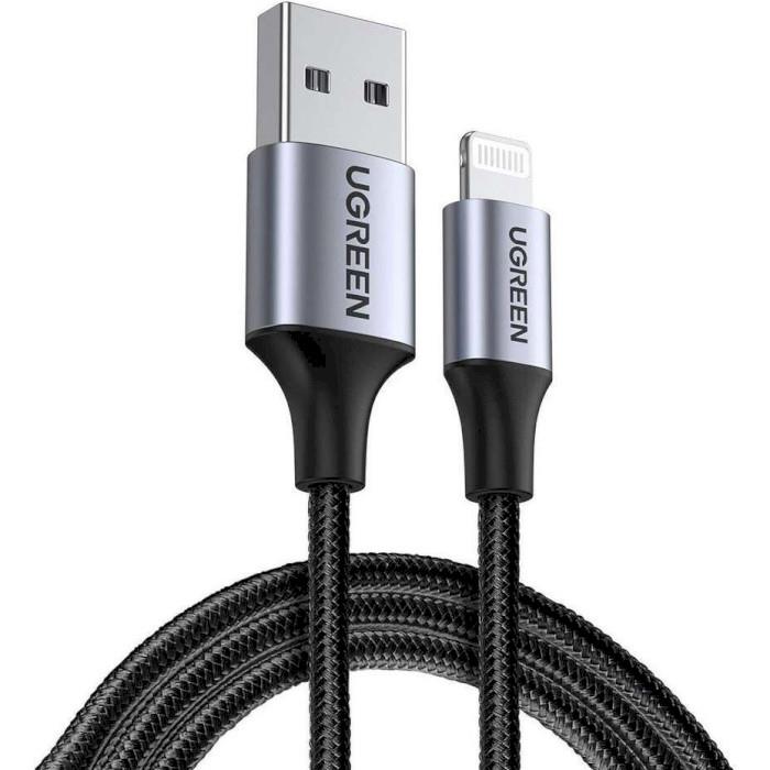 Καλώδιο Φόρτισης UGREEN US199 60156 USB to Lightning 1m Μαύρο | eLabstore.gr Καλώδιο Φόρτισης UGREEN US199 60156 USB to Lightning 1m Μαύρο | Καλώδια | elabstore.gr