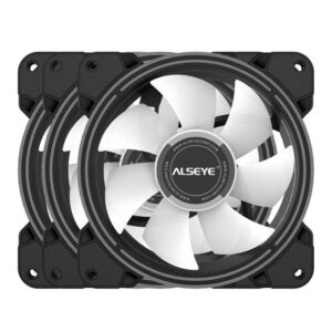 Case Cooler 12cm Alseye HALO 4.0 RGB-Fan x3 kit | Αναβάθμιση | elabstore.gr
