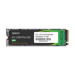Δίσκος SSD Apacer AS2280Q4L 512GB M.2 NVMe Gen4 | Αναβάθμιση | elabstore.gr