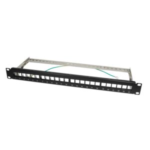 Keystone Patch Panel 24 Θέσεων 1U Logilink NK4042 | Επαγγελματικός Εξοπλισμός | elabstore.gr