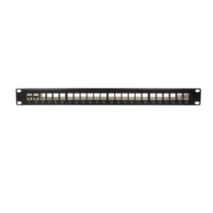 Keystone Patch Panel 24 Θέσεων 1U Logilink NK4042 | Επαγγελματικός Εξοπλισμός | elabstore.gr