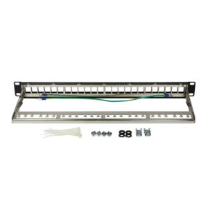 Keystone Patch Panel 24 Θέσεων 1U Logilink NK4042 | Επαγγελματικός Εξοπλισμός | elabstore.gr