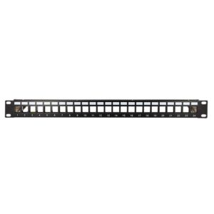 Keystone Patch Panel 24 Θέσεων 1U Logilink NK4058 | Επαγγελματικός Εξοπλισμός | elabstore.gr