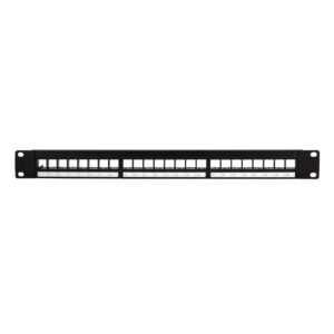 Keystone Patch Panel 24 Θέσεων 1U Logilink NK4065 | Επαγγελματικός Εξοπλισμός | elabstore.gr