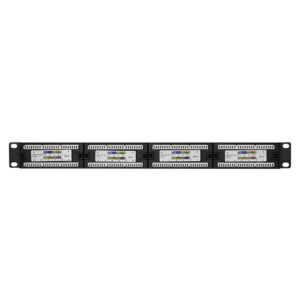 Patch Panel CAT6 24 Θέσεων 1U Logilink NP0004 EconLine | Επαγγελματικός Εξοπλισμός | elabstore.gr