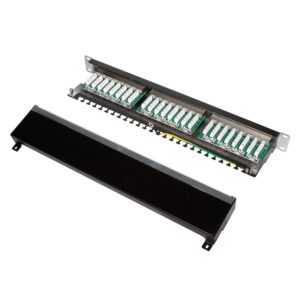 Patch Panel CAT6 24 Θέσεων 1U Logilink NP0055 STP | Επαγγελματικός Εξοπλισμός | elabstore.gr