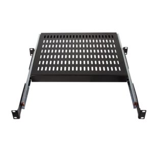 Συρόμενο Ράφι 1U Logilink SF1S45B για Επιδαπέδια Καμπίνα Βάθους 600mm | Επαγγελματικός Εξοπλισμός | elabstore.gr