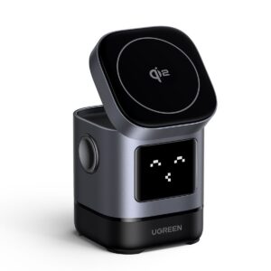 Φορτιστής Σπιτιού 15W Qi2 UGREEN W709 45775 με Ασύρματη Φόρτιση Magnetic Γκρι | Φόρτιση | elabstore.gr