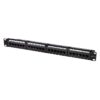 Patch Panel CAT6 24 Θέσεων 1U Logilink NP0004A LSA strips | Επαγγελματικός Εξοπλισμός | elabstore.gr