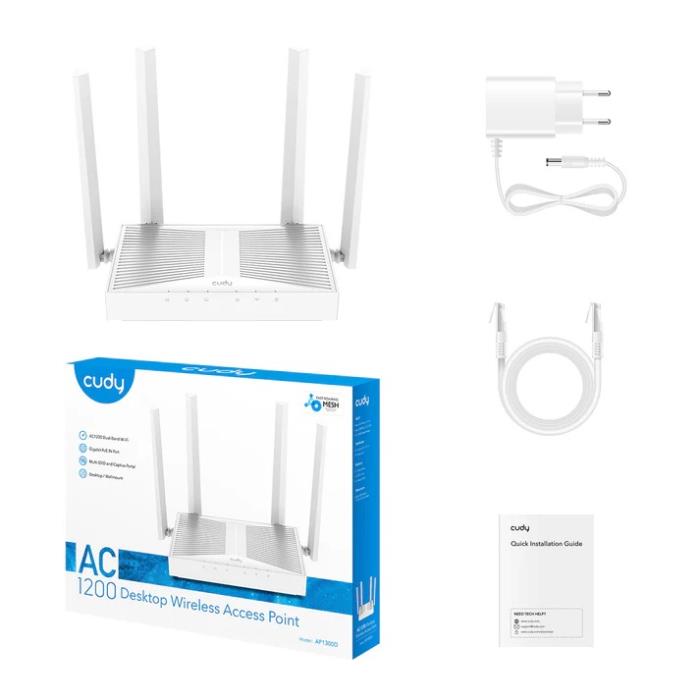 Access Point Cudy AP1300D AC1200 Gigabit Dual-Band | eLabstore.gr Access Point Cudy AP1300D AC1200 Gigabit Dual-Band | Routers | elabstore.gr