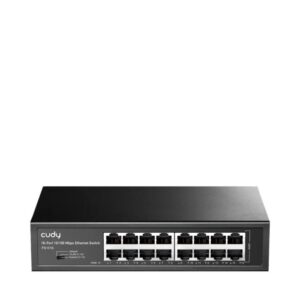 Switch 16 Θέσεων Cudy FS1016 10/100 Μbps Unmanaged, Μεταλλικό | Switches | elabstore.gr