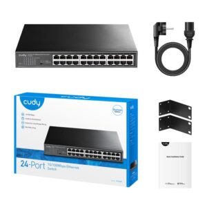 Switch 24 Θέσεων Cudy FS1024 10/100 Μbps Unmanaged, Μεταλλικό | eLabstore.gr Switch 24 Θέσεων Cudy FS1024 10/100 Μbps Unmanaged, Μεταλλικό | Switches | elabstore.gr