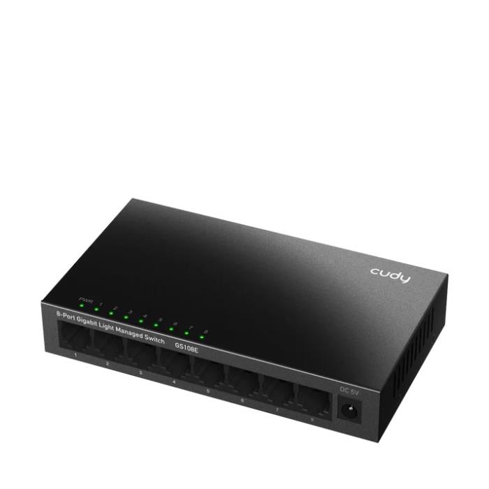 Switch 8 Θέσεων Cudy GS108E Gigabit Managed | eLabstore.gr Switch 8 Θέσεων Cudy GS108E Gigabit Managed | Switches | elabstore.gr