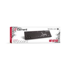 Eνσύρματο Πληκτρολόγιο Element KB-145U v2.0 | Περιφερειακά | elabstore.gr