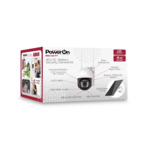 Κάμερα IP 4G Power On BSC-02 2K | IP Κάμερες | elabstore.gr