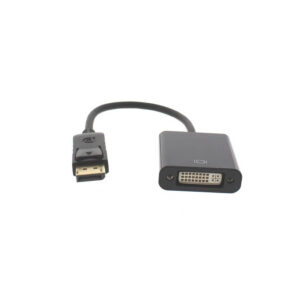 Adaptor Display Port M σε DVI(24+5) F 15cm Well ADAPT-DVIF/DPM-0.15BK-WL | Αξεσουάρ | elabstore.gr