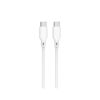 Καλώδιο 60W USB-C σε Type-C Φόρτισης - Data 1m Λευκό Well CABLE-USBC/USBC-1WE06-WL | Περιφερειακά | elabstore.gr