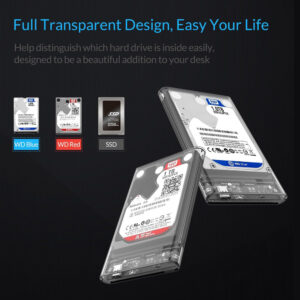 ORICO θήκη για 2.5" SATA HDD/SSD 2139C3, 5Gbps, διάφανη | eLabstore.gr ORICO θήκη για 2.5" SATA HDD/SSD 2139C3, 5Gbps, διάφανη | Συνοδευτικά PC | elabstore.gr