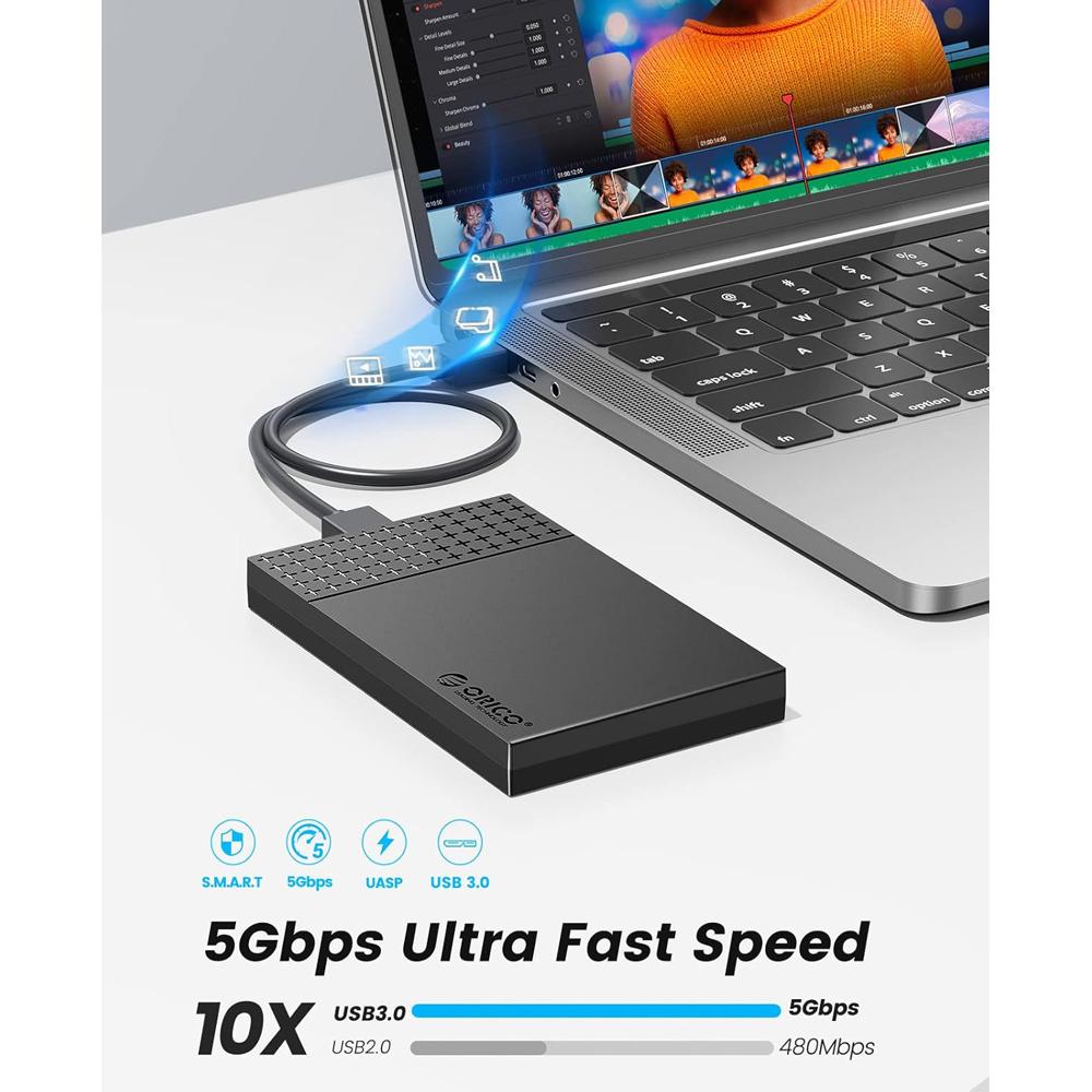 ORICO θήκη για 2.5" SATA HDD/SSD 2526U3-V1, 5Gbps, μαύρη | eLabstore.gr ORICO θήκη για 2.5" SATA HDD/SSD 2526U3-V1, 5Gbps, μαύρη | Συνοδευτικά PC | elabstore.gr