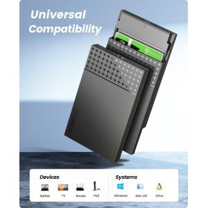 ORICO θήκη για 2.5" SATA HDD/SSD 2526U3-V1, 5Gbps, μαύρη | eLabstore.gr ORICO θήκη για 2.5" SATA HDD/SSD 2526U3-V1, 5Gbps, μαύρη | Συνοδευτικά PC | elabstore.gr