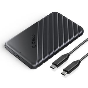ORICO θήκη για 2.5" SATA HDD/SSD 25PW1C-C3, 5Gbps, μαύρη | Συνοδευτικά PC | elabstore.gr