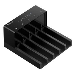 ORICO docking station για 2.5" ή 3.5" SATA HDD/SSD 6558US3-C, 5 θέσεων, 5Gbps, clone function, μαύρο | Συνοδευτικά PC | elabstore.gr