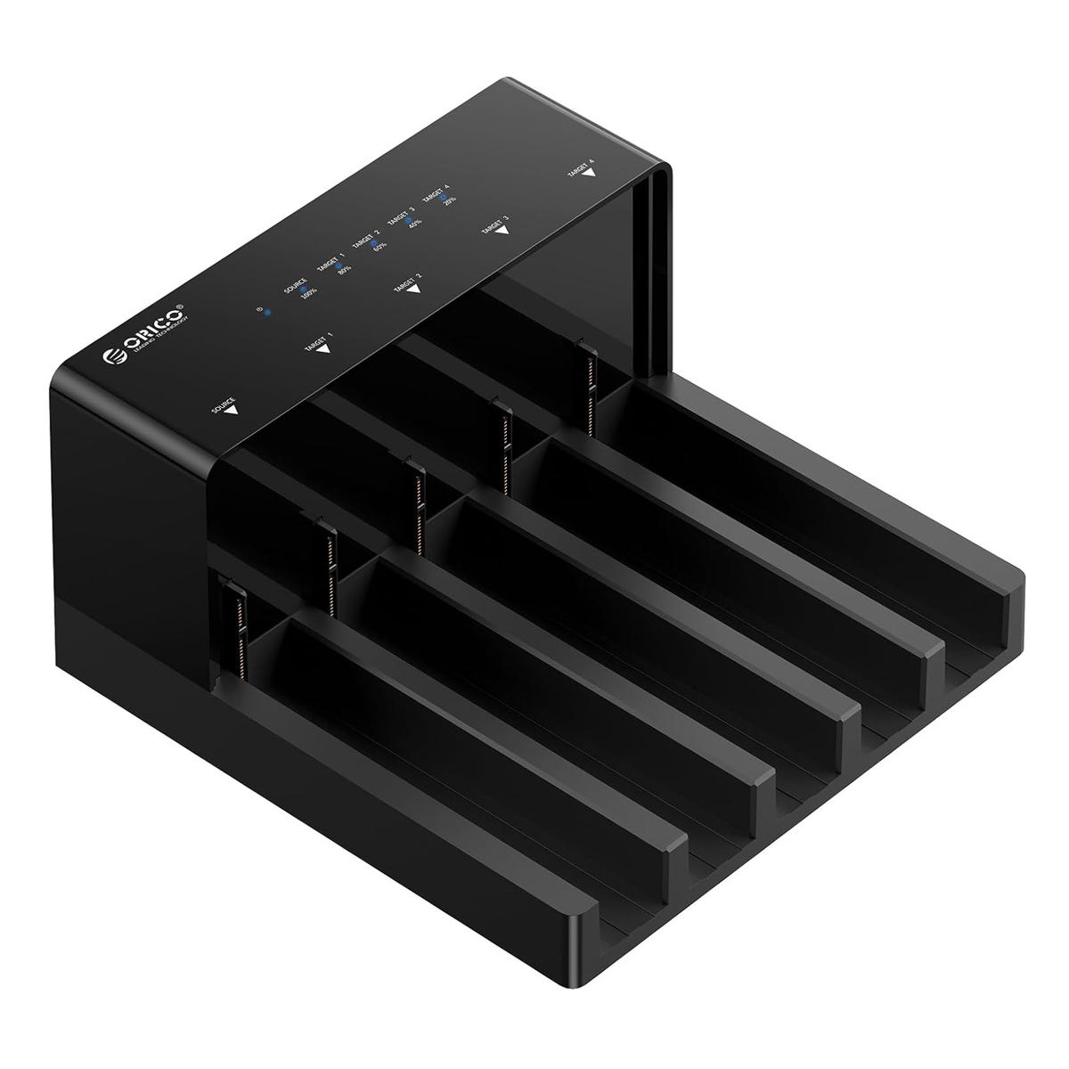 ORICO docking station για 2.5" ή 3.5" SATA HDD/SSD 6558US3-C, 5 θέσεων, 5Gbps, clone function, μαύρο | eLabstore.gr ORICO docking station για 2.5" ή 3.5" SATA HDD/SSD 6558US3-C, 5 θέσεων, 5Gbps, clone function, μαύρο | Συνοδευτικά PC | elabstore.gr
