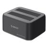 ORICO docking station για 2.5" ή 3.5" SATA HDD/SSD 6829C3-V1, 2 θέσεων, 5Gbps, μαύρο | Συνοδευτικά PC | elabstore.gr