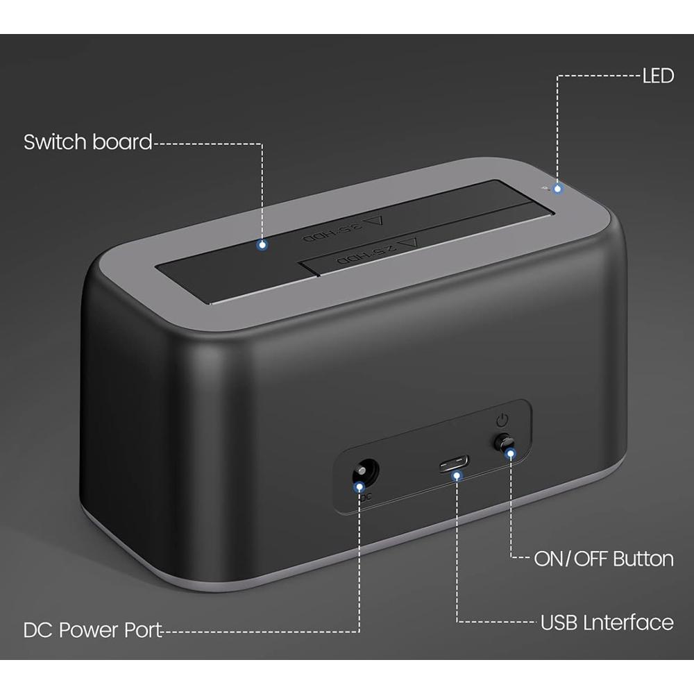 ORICO docking station για 2.5" ή 3.5" SATA HDD/SSD 6819C3-V1, 5Gbps, μαύρο | eLabstore.gr ORICO docking station για 2.5" ή 3.5" SATA HDD/SSD 6819C3-V1, 5Gbps, μαύρο | Συνοδευτικά PC | elabstore.gr